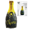 Balon Foliowy Szampan Cheers Na Przyjęcie Imprezę Urodziny GODAN 35x76 cm
