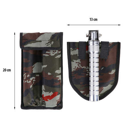 NILS Multifunkcyjna Uniwersalna Składana Saperka Turystyczna 14w1