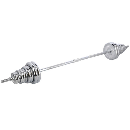 HMS Sztangielki Stalowe Treningowe Do Ćwiczeń Hantle Obciążenia 2x25 kg