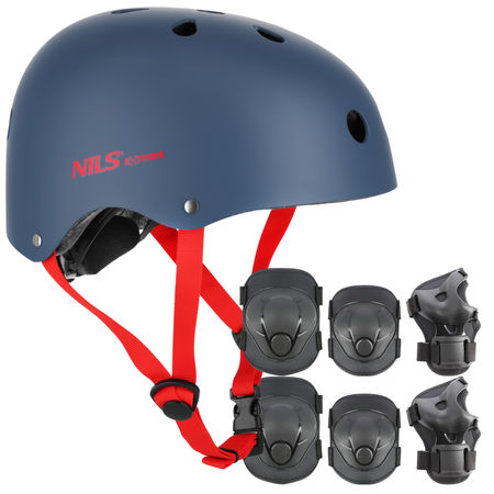 Kask Na Rolki Rower Hulajnogę Regulowany Dla Dzieci Orzeszek + Ochraniacze