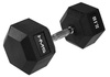 Ciężarek Hantla Sześciokątna Gumowana Do Treningu HEX PRO 32,5 kg HMS