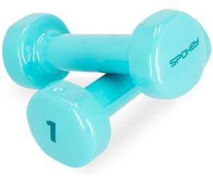 SPOKEY Hantle Hantelki Żeliwne Pokryte Winylem 2x1 kg