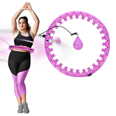 HMS Hula Hop Odchudzające Z Wypustkami i Obciążnikiem + Pas Plus Size