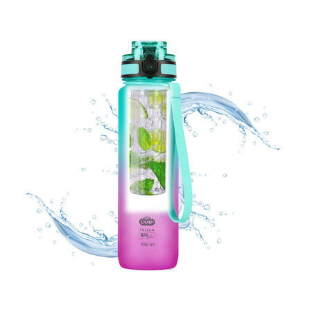 Bidon Rowerowy Butelka Sportowa Na Wodę Tritanowa BPA FREE 950 ml NILS