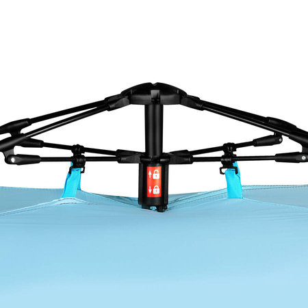 SPOKEY Lekki Namiot Automatyczny Parawan Plażowy Ogrodowy Z Filtrem UV Z Pokrowcem