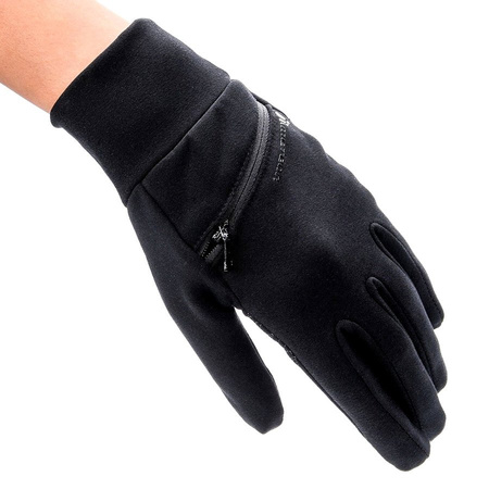 METEOR Rękawiczki Rękawice Zimowe Sportowe Odblaskowe Elementy