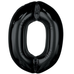 Balon Foliowy Dekoracja Na Urodziny Jubileusze Duży 92 cm GODAN Cyfra 0