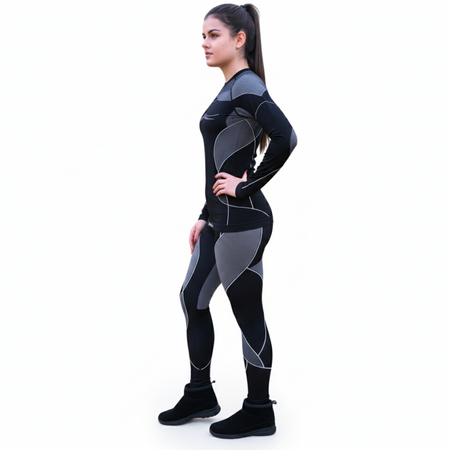 Bielizna Odzież Termoaktywna Termiczna Damska Zimowy Komplet COOLMAX MERKAN