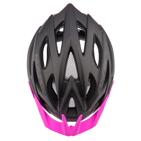 Kask Rowerowy Regulowany Szosowy Z Daszkiem METEOR Otwory Wentylacyjne