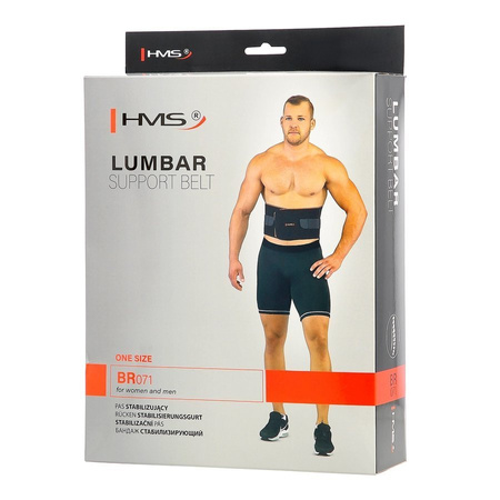 Pas Stabilizujący Na Brzuch Odcinek Lędźwiowy Neoprenowy Uniwersalny HMS