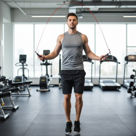 Skakanka Szybka Bokserska Do Ćwiczeń Crossfit Regulowana Z Łożyskami HMS