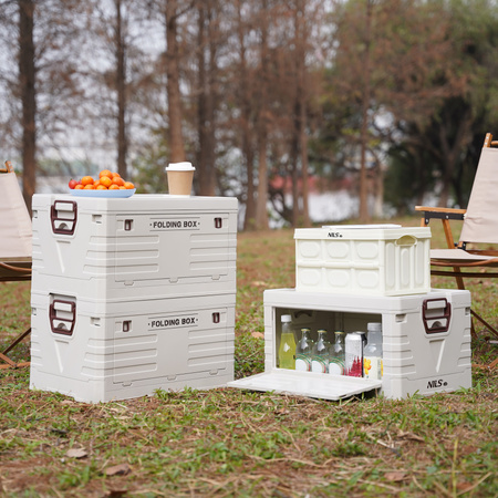 Skrzynia Pojemnik Do Przechowywania Transportowa Modułowa Kempingowa 2w1