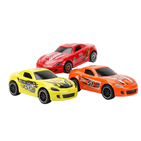 Tor Wyścigowy Samochodowy Inercyjny Dla Dzieci 350 cm + 3 Autka TLD