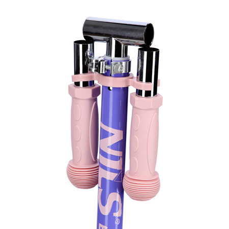 NILS Hulajnoga Miejska Klasyczna Składana Koła LED 120 mm