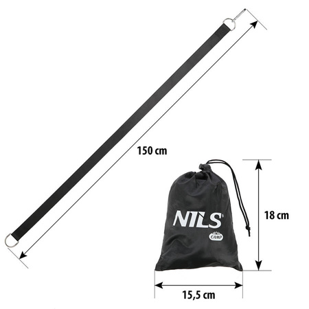 NILS Zestaw Lin Taśm Pasów Do Zawieszania Huśtawek Hamaków