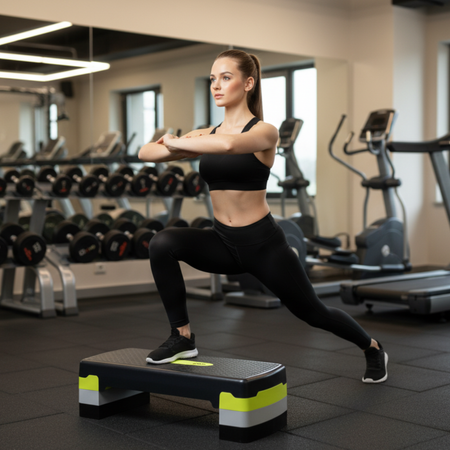 Step Schodek Do Ćwiczeń Fitness Aerobiku 3 Stopniowy Regulowany HMS