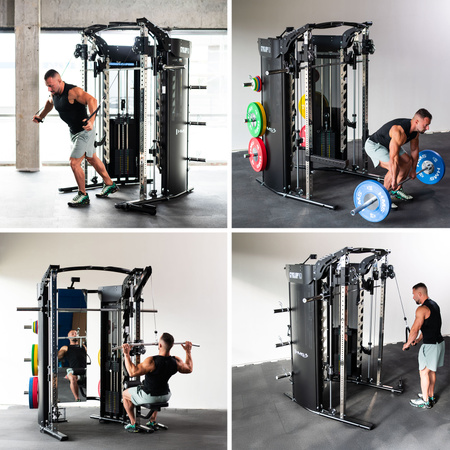 Atlas Wielofunkcyjny Suwnica Smitha Ze Stosem Do Ćwiczeń Siłowych Treningu