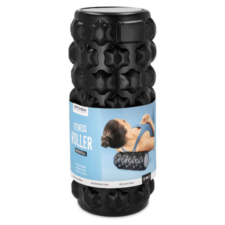 SPOKEY 2w1 Wałek Roller Z Wypustkami Do Masażu Ćwiczeń Fitness Treningu