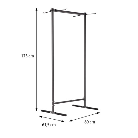 HMS Stalowy Stojak Na Maty Do Ćwiczeń Fitness Jogi Pilatesu Maks. Obciążenie 36 kg