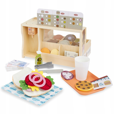 Drewniany Bar Kanapkowy Sklep Z Przekąskami Restauracja MAMABRUM