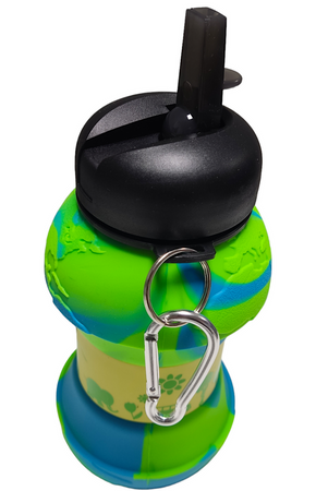 MERKAN Butelka Sportowa Bidon Piłka Składany W Kształcie Ziemi 550 ml