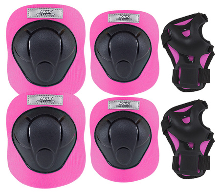 Kask Regulowany Orzeszek + Ochraniacze Zestaw Na Rolki Rower Hulajnogę NILS