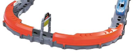 Tor Wyścigowy Samochodowy Pull Back Dla Dzieci + Samochód