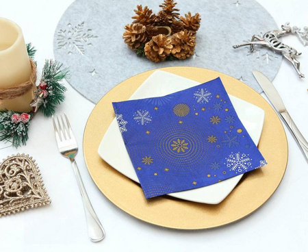 Serwetki Świąteczne Na Boże Narodzenie Święta Hello Winter 33x33cm - 20szt.