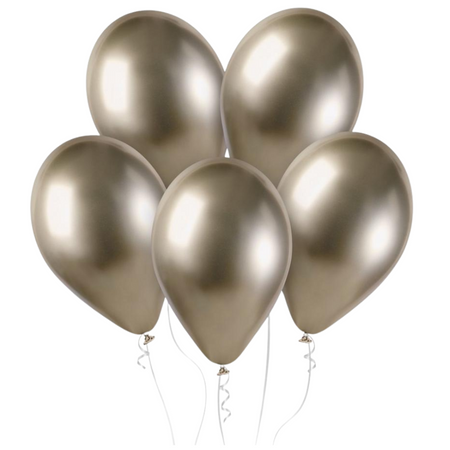 Balony Klasyczne Szampańskie Lateksowe Na Urodziny Przyjęcie 13" 50 szt.