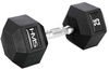 Hantla Hantelka Ciężarek Gumowany HEX PRO Do Ćwiczeń Treningu 25 kg HMS