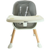 MERKAN Krzesełko Drewniane Fotelik Do Karmienia Z Blatem 3w1 Dla Dziecka