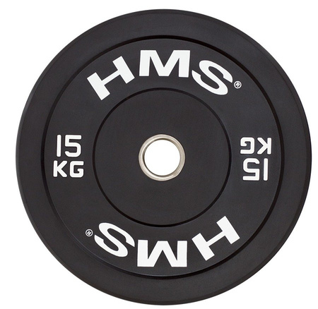 Talerz Olimpijski Na Gryf Sztangę Gumowany Bumper Do Ćwiczeń 2x 15 kg HMS