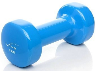 VIVO Hantla Hantelka Ciężarek Winylowy 3 kg