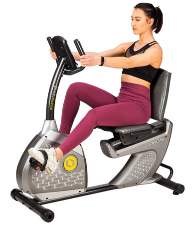 Rower  Magnetyczny Stacjonarny Poziomy Do Ćwiczeń Fitness Treningu Cardio