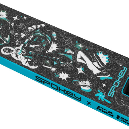 SPOKEY Hulajnoga Wyczynowa Stunt Freestyle Do Trików Młodzieżowa Kółka 100 mm