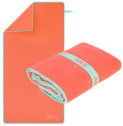 Duży Ręcznik Szybkoschnący Z Mikrofibry Plażowy 140x70 cm + Zawieszka NILS