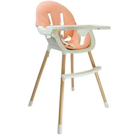 MERKAN Krzesełko Stalowe Fotelik Do Karmienia Z Blatem 3w1 Dla Dziecka