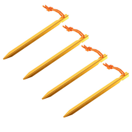 NILS Zestaw Śledzi I Naciągów Do Stabilizacji Kotwiczenia Namiotu Hamaku Plandeki