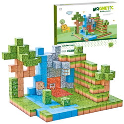 Klocki Magnetyczne Konstrukcyjne Zestaw 275 Elementów Edukacyjne Dla Dzieci