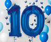 Balon Foliowy Dekoracja Na Urodziny Rocznice Jubileusze GODAN 92 cm Cyfra 0