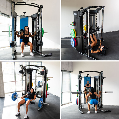 Atlas Wielofunkcyjny Suwnica Smitha Ze Stosem Do Ćwiczeń Siłowych Treningu