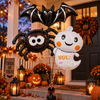 Balony Foliowy Na Halloween Imprezę Zestaw 3 szt. Nietoperz Pająk Duszek