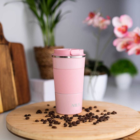 Kubek Termiczny Termos Turystyczny Stalowy Butelka Na Kawę Herbatę 510 ml