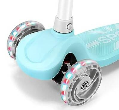 Hulajnoga Balansowa Trójkołowa Regulowana Dla Chłopca Kółka LED