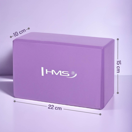 HMS Zestaw 2x Kostka Blok Klocek Do Ćwiczeń Fitness Jogi Rozciągania