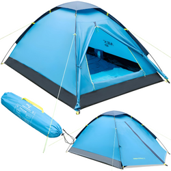 NILS Namiot Turystyczny Ogrodowy 2 Osobowy Filtr UV + Pokrowiec