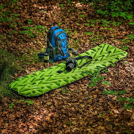 Mata Turystyczna Dmuchana Kempingowa Materac Na Biwak Pod Namiot 193x56 cm