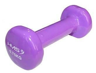 HMS Hantla Hantelka Żeliwna Pokryta Winylem 0,75 kg