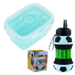 Śniadaniówka Lunchbox Pojemnik Dla Dziecka Do Szkoły 355 ml + Bidon 550 ml