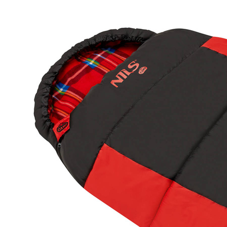 Śpiwór Turystyczny Ciepły Koperta 205x80 cm Kempingowy + Pokrowiec NILS